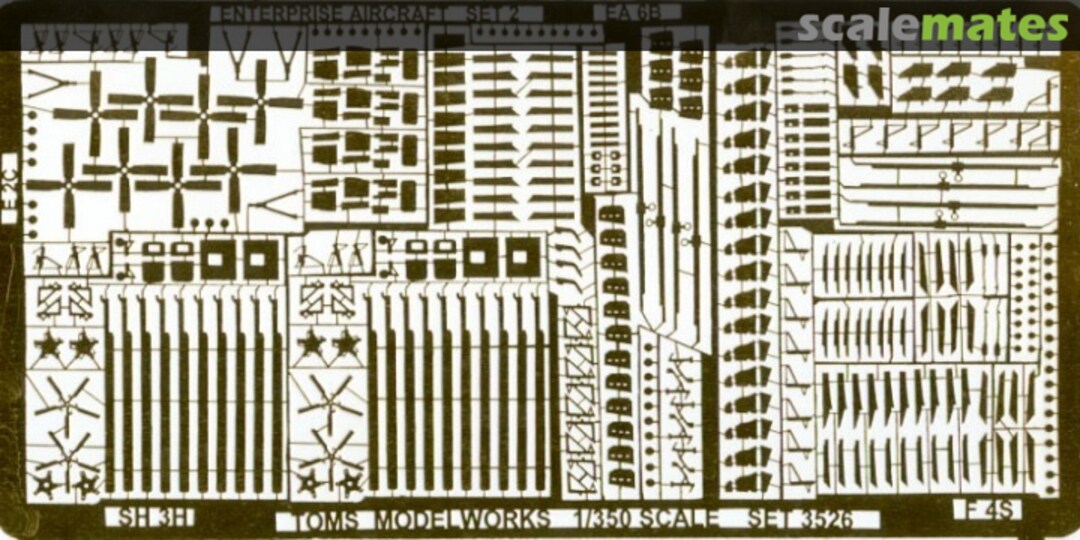 Boxart USS Enterprise Aircraft - Set 2 3526 Tom's Modelworks Boxart USS Enterprise Aircraft - Set 2 3526 Tom's Modelworks