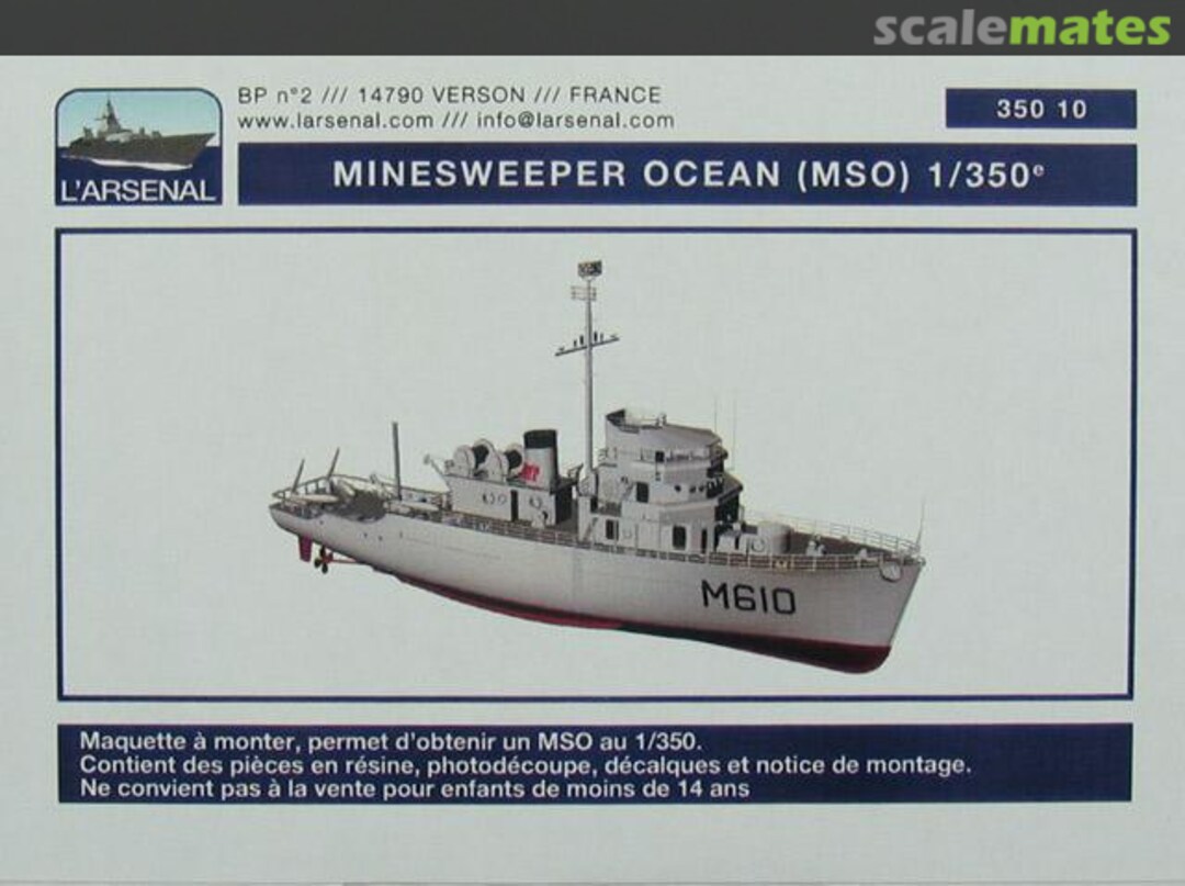 Boxart Minesweeper Ocean (MSO) 350 10 L'Arsenal