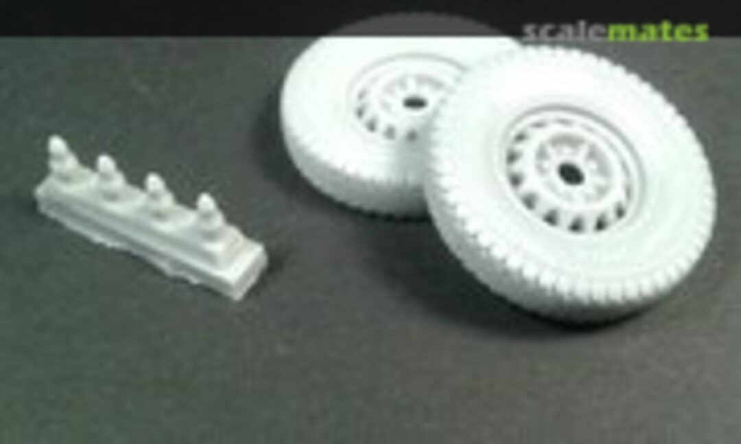 1:35 Road wheels for GAZ-67 & BA-64 (Omskij Zavod) (Panzer Art RE35-553) RE35-553