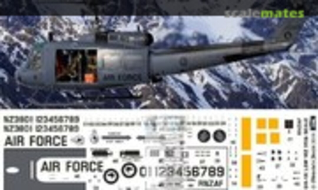 1:35 RNZAF UH-1D/H final scheme (Oldmodels Decals OMD0011) OMD0011