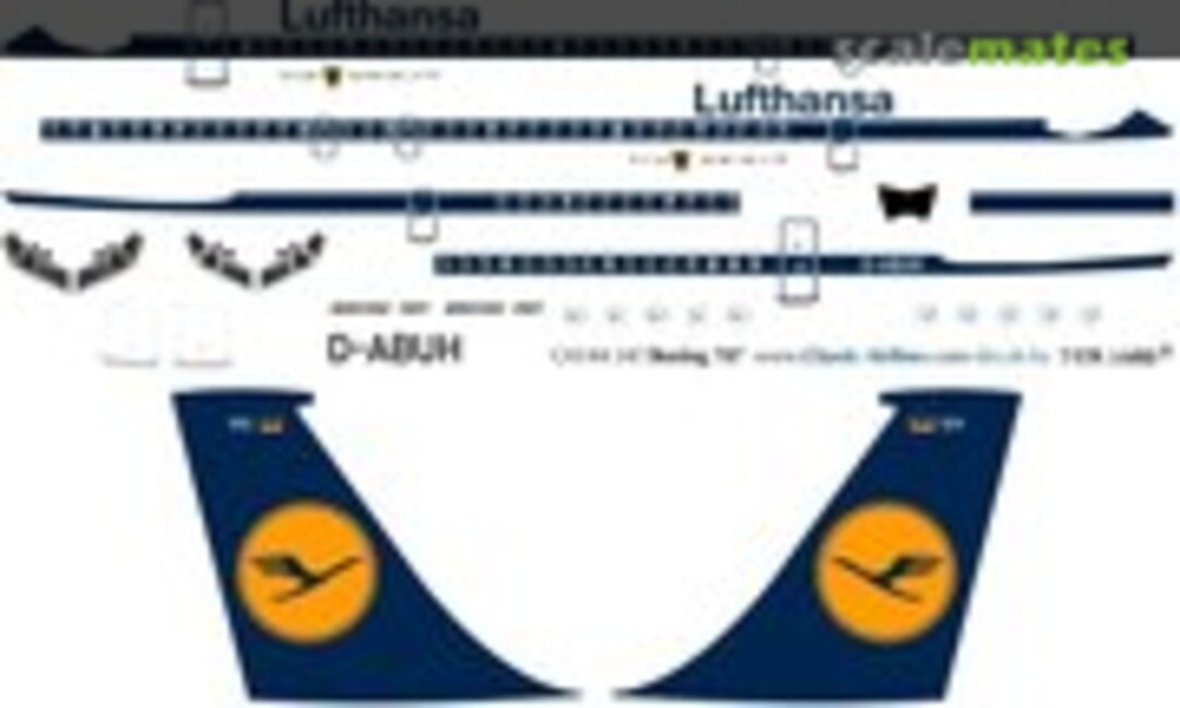 1:144 Lufthansa B707 (last in service) (Classic Airlines CA144-347) CA144-347