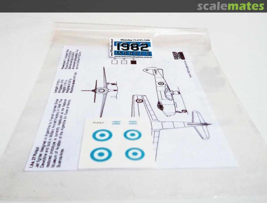 Boxart FMA IAe. 27 "Pulqui I" 1982 Models Boxart FMA IAe. 27 "Pulqui I" 1982 Models