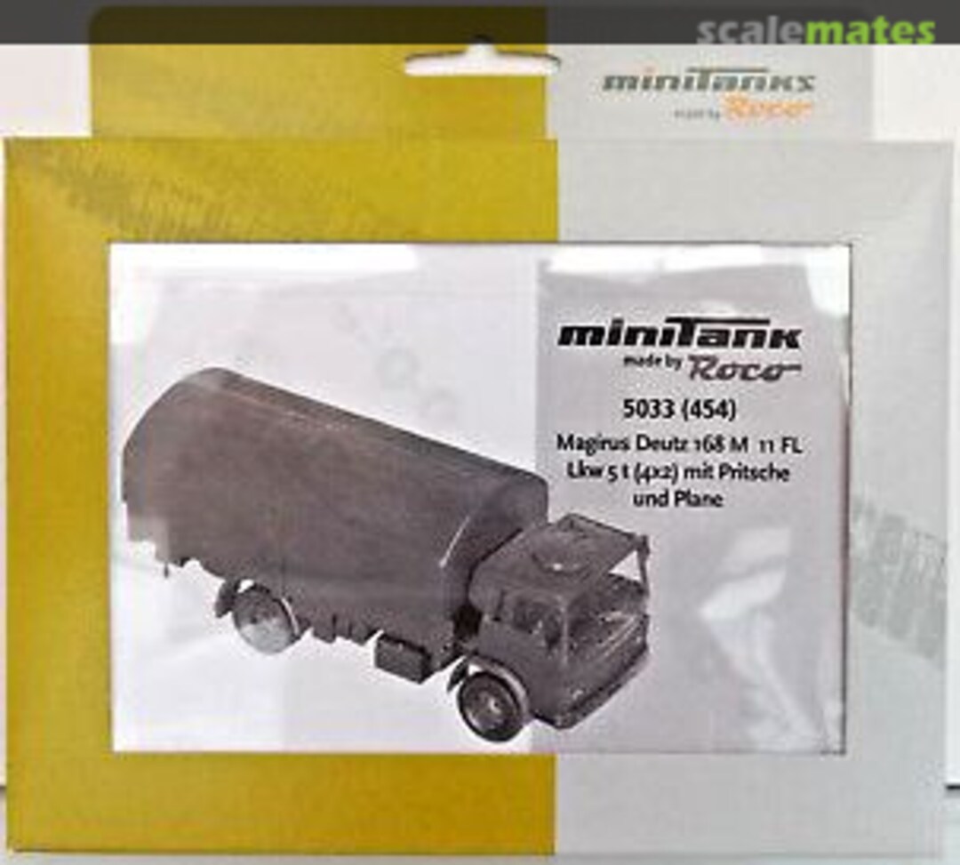 Boxart Magirus Deutz 168 M 11 FL LKW 5t (4x2) P/P 5033 Roco Minitanks