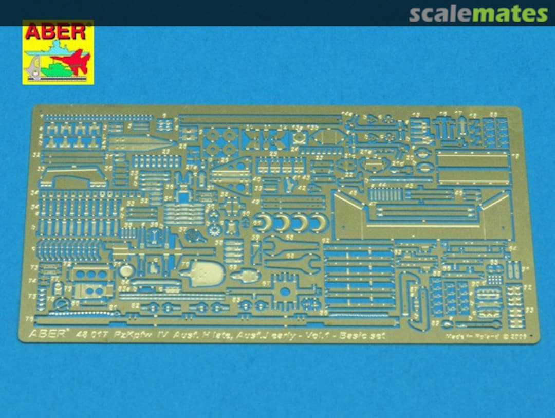 Contents Pz.Kpfw. IV, Ausf. H (Late)/J (Early) - Vol.1 - Basic Set 48017 Aber Contents Pz.Kpfw. IV, Ausf. H (Late)/J (Early) - Vol.1 - Basic Set 48017 Aber