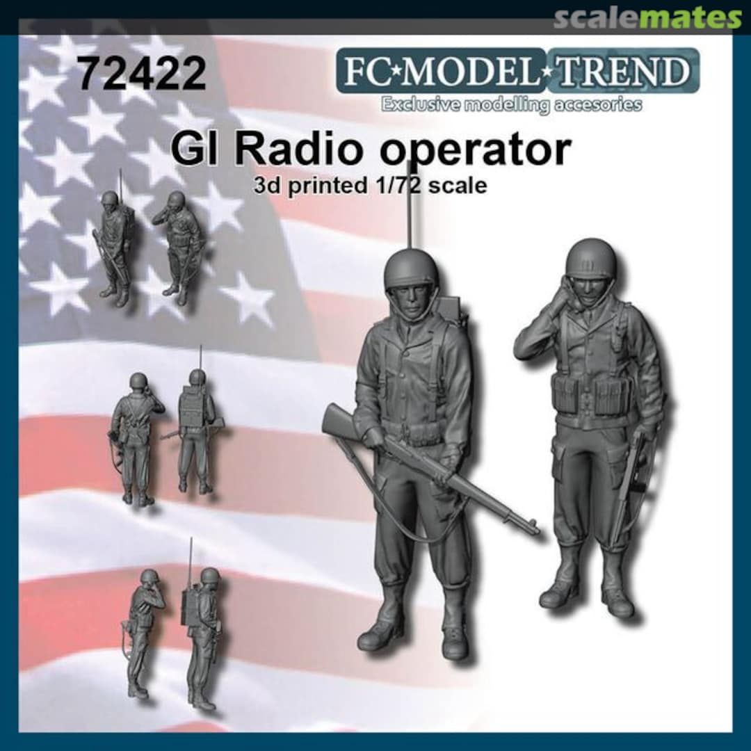 Boxart GI Radio operators - World War II 72422 FC Model Trend Boxart GI Radio operators - World War II 72422 FC Model Trend