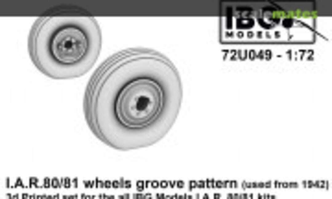 1:72 I.A.R.80/81 Wheels Groove Pattern (IBG Models 72U049) 72U049