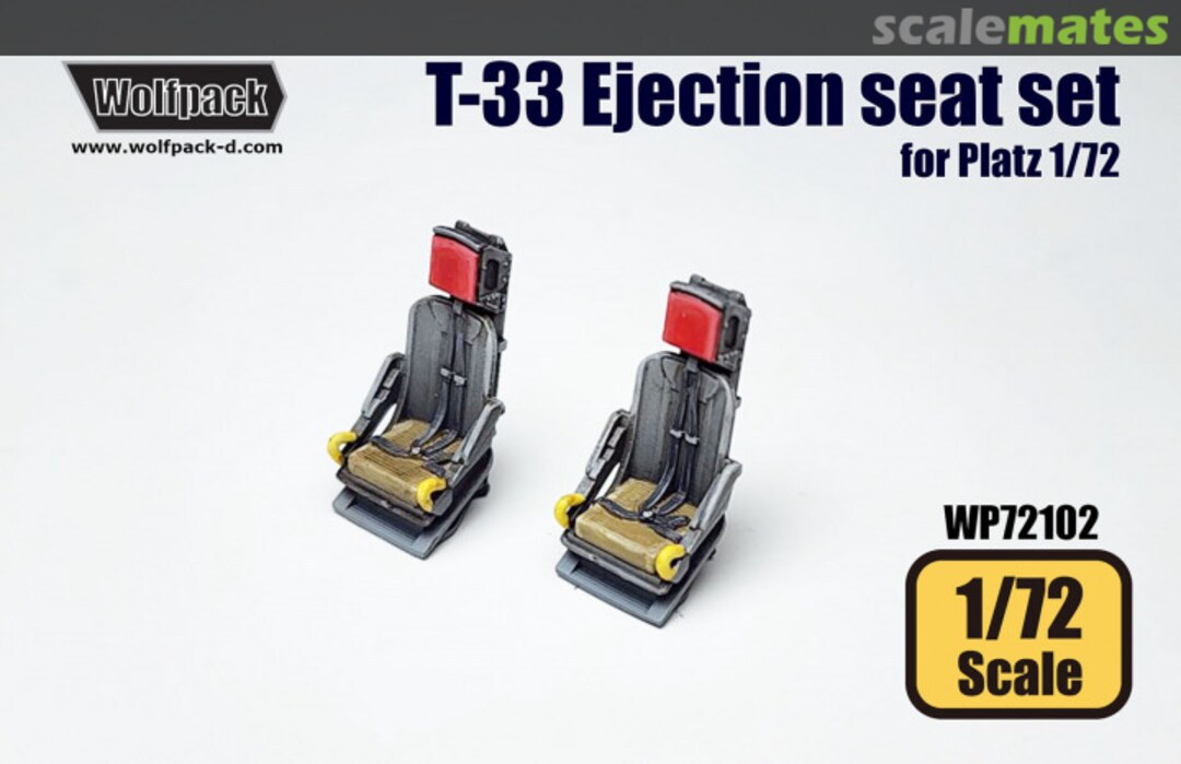 Boxart T-33 Ejection seat set WP72102 Wolfpack Boxart T-33 Ejection seat set WP72102 Wolfpack