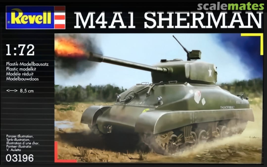 Boxart M4A1 Sherman 03196 Revell Boxart M4A1 Sherman 03196 Revell