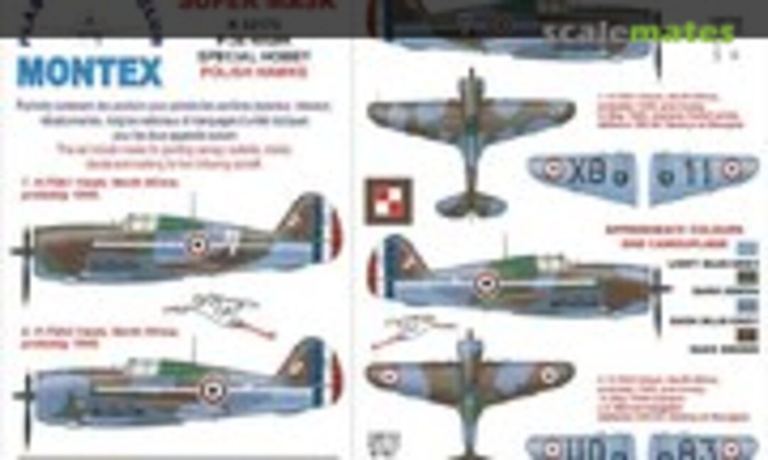 1:32 Curtiss P-36 Hawk "Polish Hawks" (Montex K32173) K32173