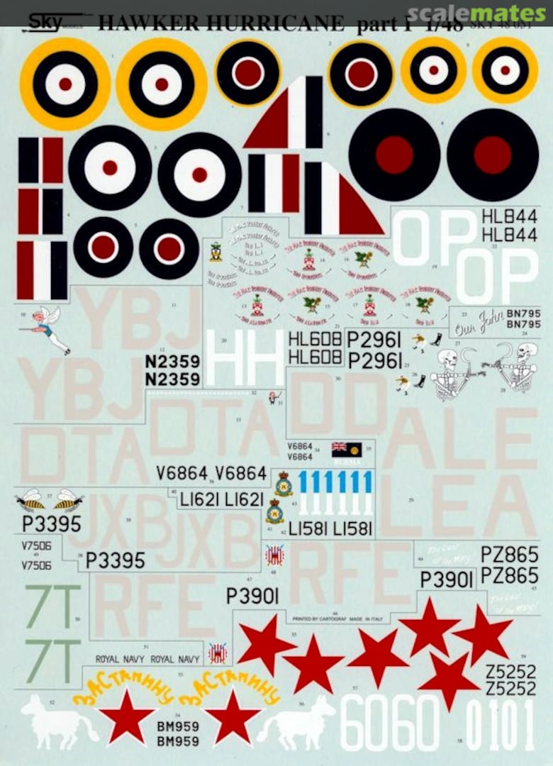 Boxart Hawker Hurricane Pt. 1 48-051 Sky Models Boxart Hawker Hurricane Pt. 1 48-051 Sky Models