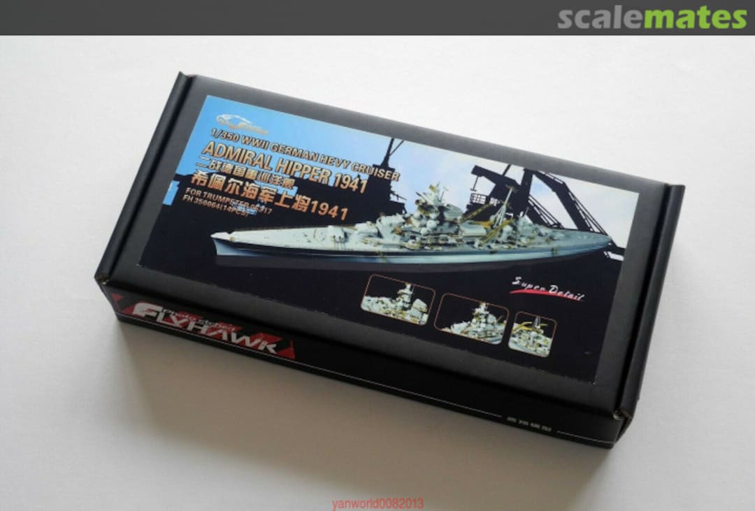 Boxart Admiral Hipper 1941 - Detail Set FH350064 FlyHawk Model Boxart Admiral Hipper 1941 - Detail Set FH350064 FlyHawk Model