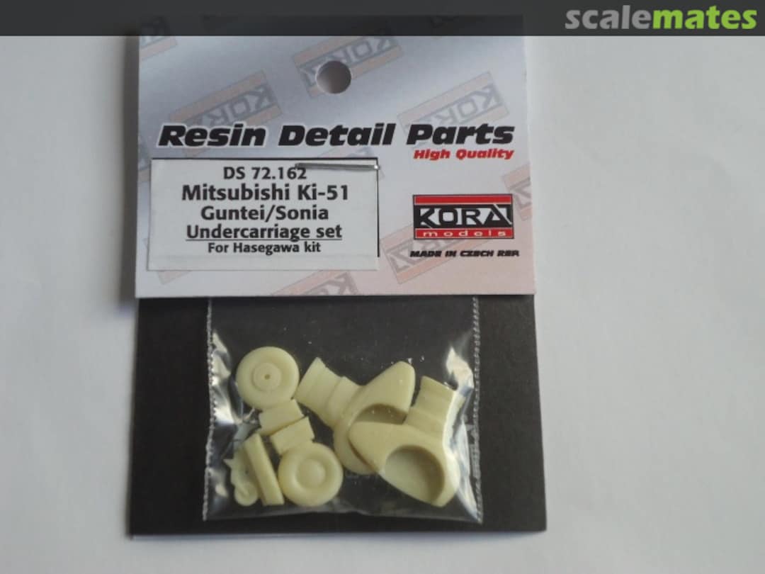 Boxart Mitsubishi Ki-51 Sonia, Undercarriage set DS72.162 Kora Models Boxart Mitsubishi Ki-51 Sonia, Undercarriage set DS72.162 Kora Models