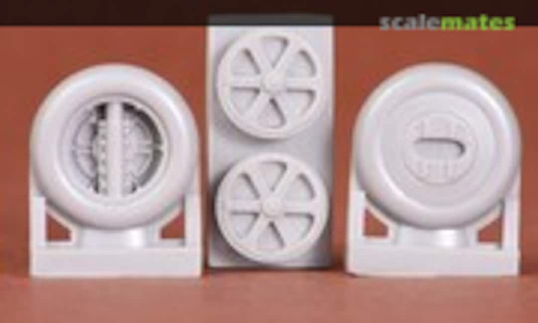 1:48 Gloster Gladiator Wheel Set (spoked) (SBS Model 48048) 48048