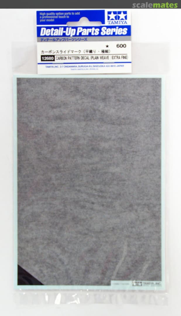 Boxart Carbon Pattern Decal (Plain Weave/Extra Fine) 12680 Tamiya Boxart Carbon Pattern Decal (Plain Weave/Extra Fine) 12680 Tamiya