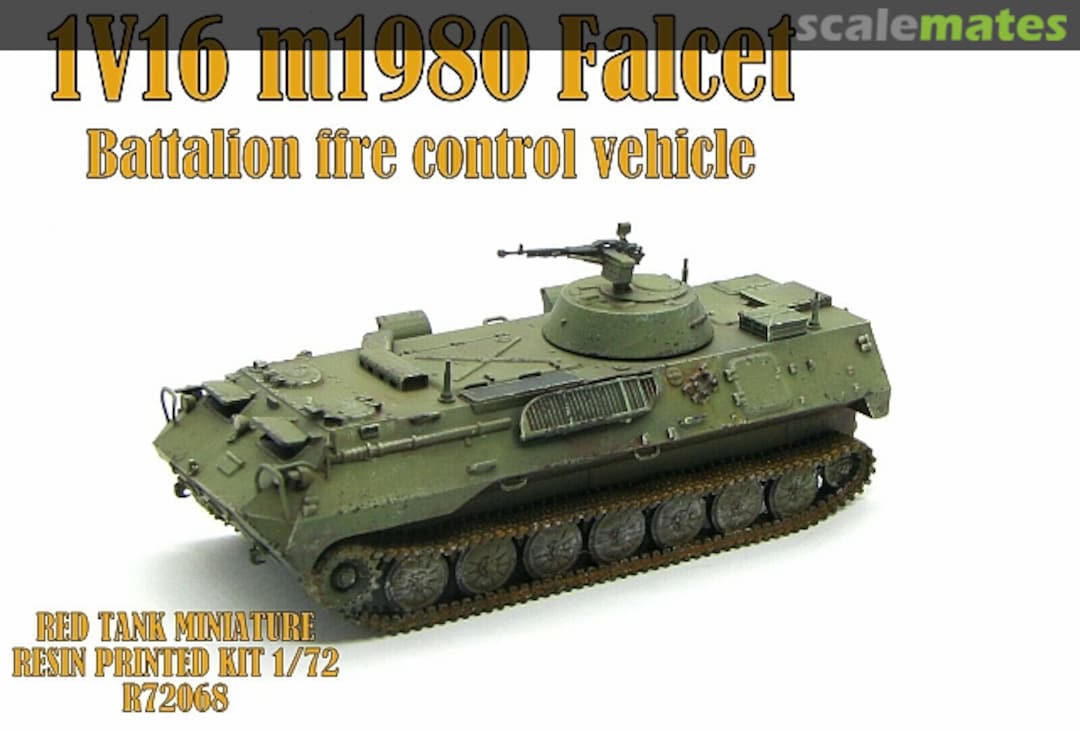 Boxart 1V16 m1980 R72068 Red Tank Miniature Boxart 1V16 m1980 R72068 Red Tank Miniature