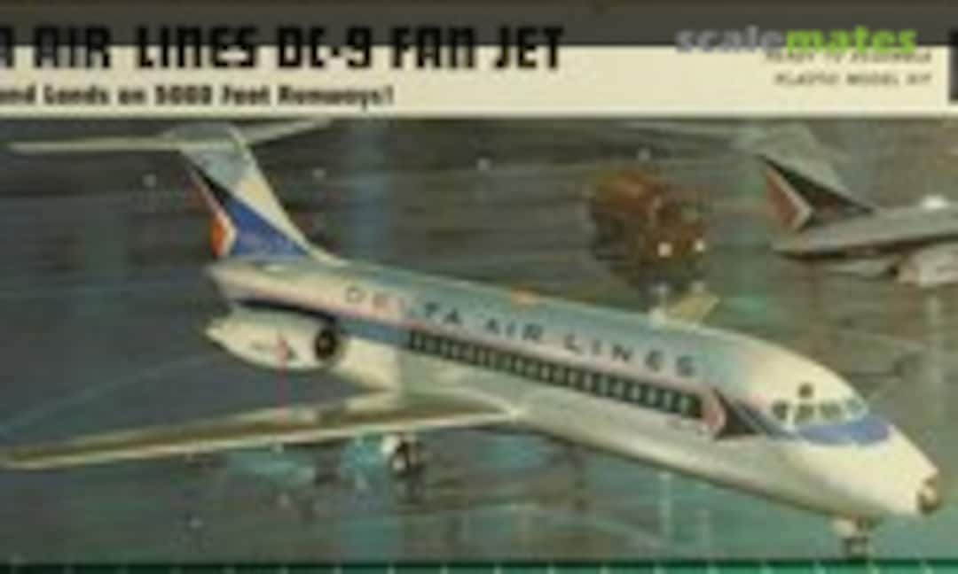 1:120 Delta Air Lines DC-9 Fan Jet (Revell H-247-100) H-247-100