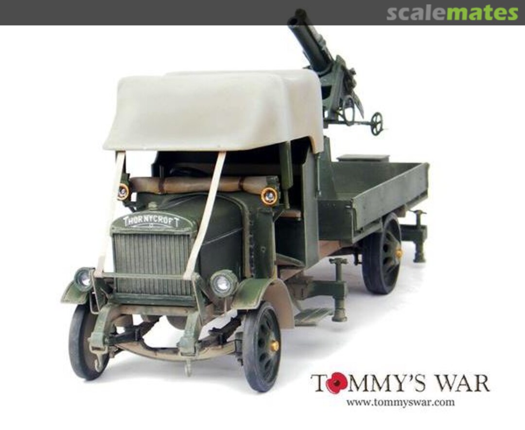 Boxart Thornycroft Type J lorry - anti-aircraft variant TW54E05 Tommy's War Boxart Thornycroft Type J lorry - anti-aircraft variant TW54E05 Tommy's War