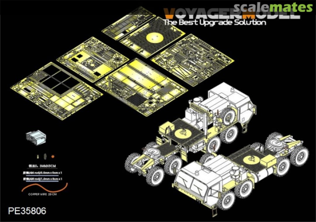 Boxart Modern U.S.M983 Tractor Basic Parts PE35806 Voyager Model Boxart Modern U.S.M983 Tractor Basic Parts PE35806 Voyager Model