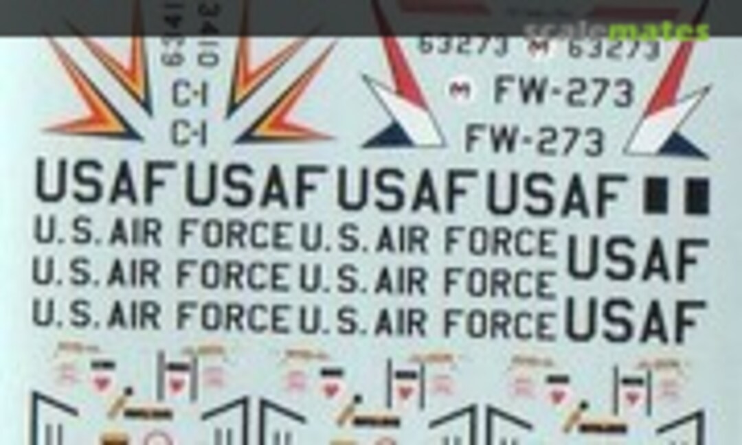 1:144 F-100D Super Sabres #1 (Microscale 14-097)