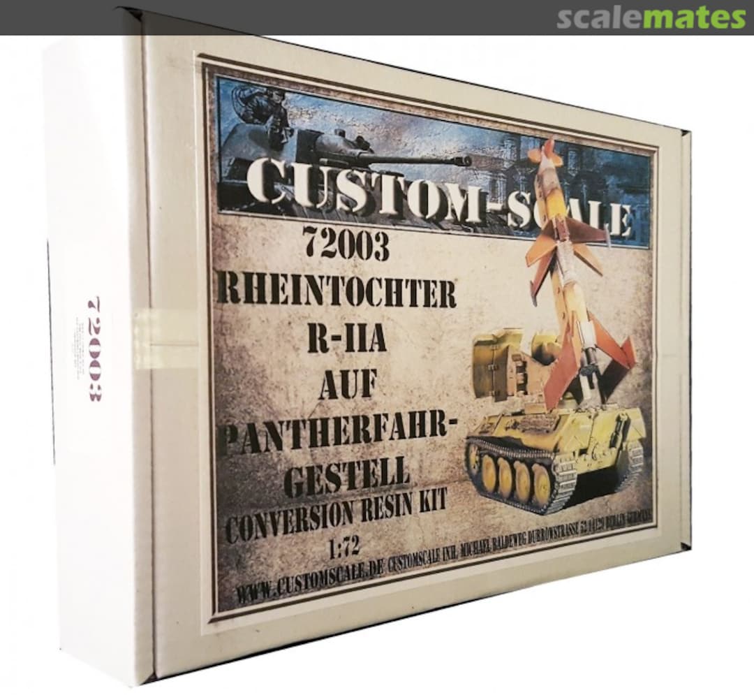 Boxart Rheintochter R-IIa auf Pantherfahrgestell 72003 Custom-Scale