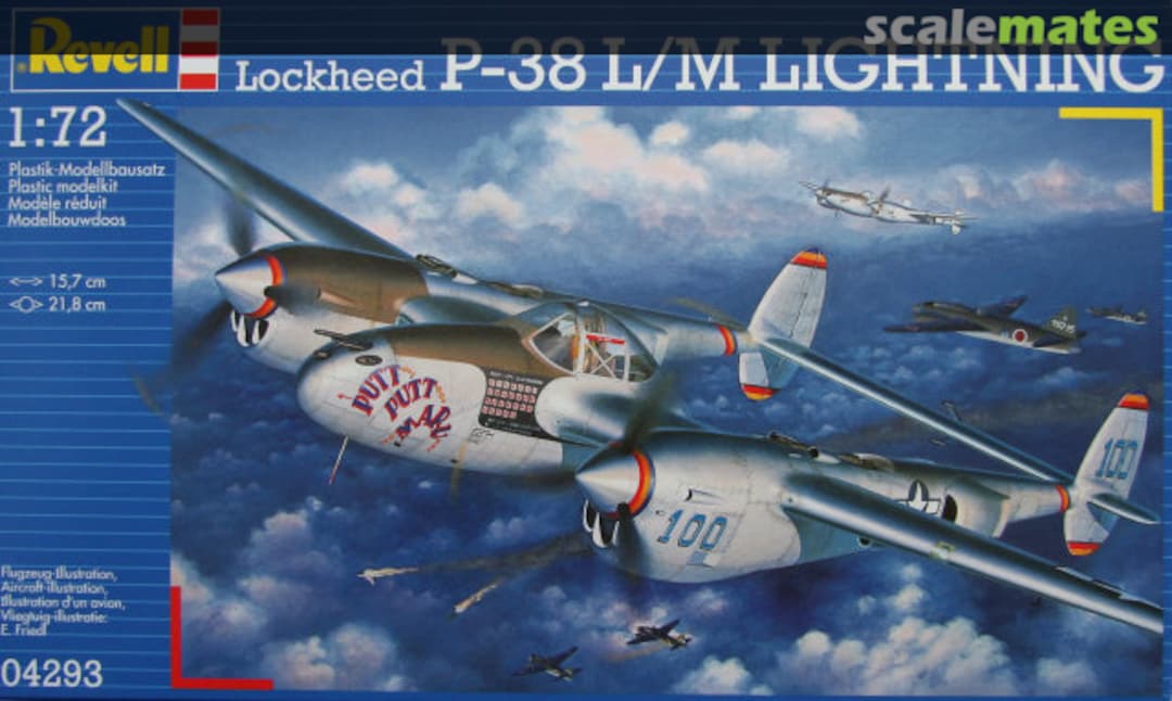 Boxart Lockheed P-38 L/M Lightning 04293 Revell Boxart Lockheed P-38 L/M Lightning 04293 Revell