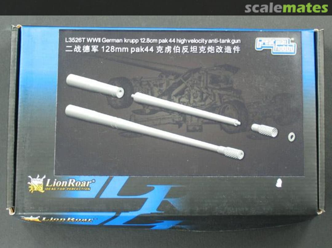 Boxart Krupp 12.8cm Pak 44 - Upgrade Set L3526T Lion Roar Boxart Krupp 12.8cm Pak 44 - Upgrade Set L3526T Lion Roar