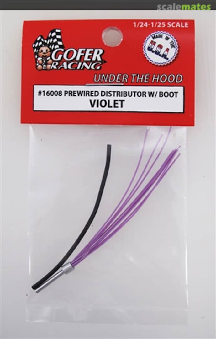 Boxart Violet Prewired Distributor w/Plug Boot Material 16008 Gofer Racing