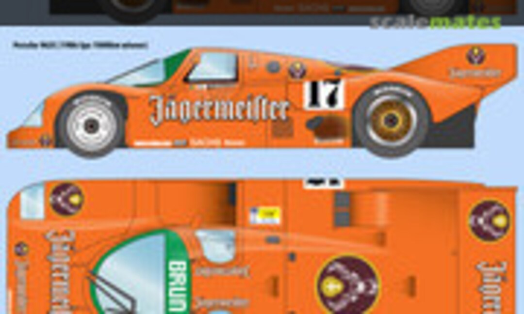 1:24 Porsche 962 C #117 "Jägermeister" (Indycals )