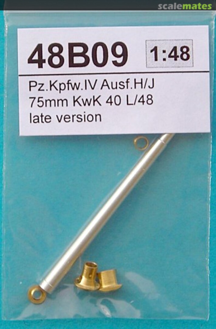 Boxart Pz.Kpfw IV Ausf.H/J 75mm KwK 40 L/48 late version 48B09 RB Model Boxart Pz.Kpfw IV Ausf.H/J 75mm KwK 40 L/48 late version 48B09 RB Model