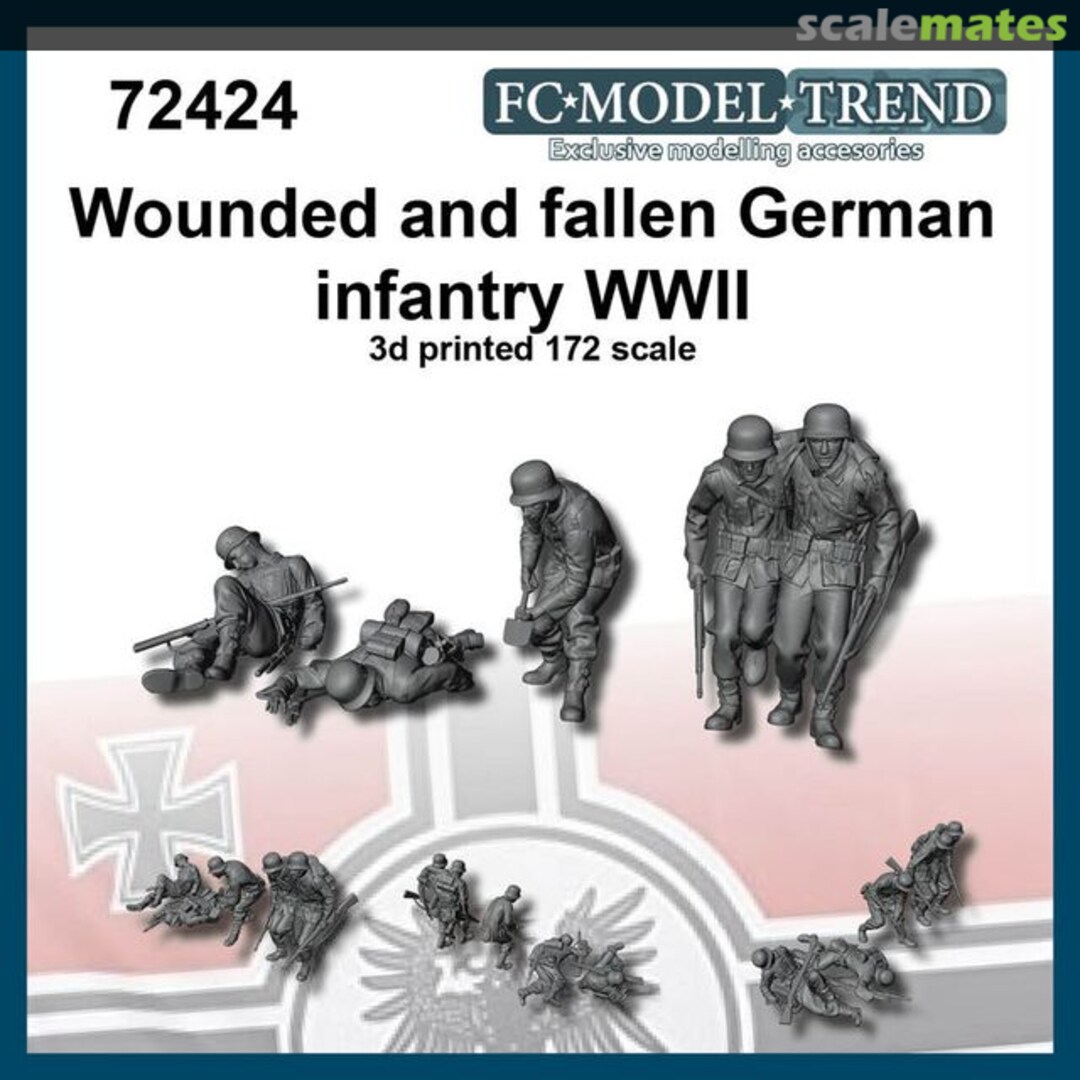 Boxart Wounded and fallen German Infantry WWII 72424 FC Model Trend Boxart Wounded and fallen German Infantry WWII 72424 FC Model Trend