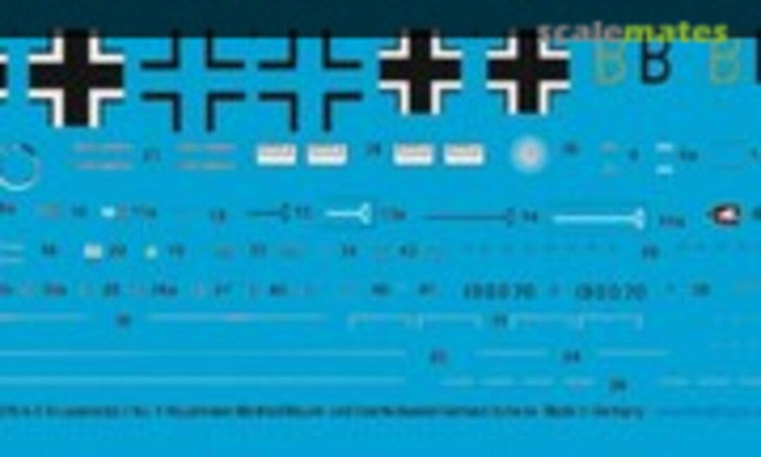 1:48 He 219 A-0 Gruppenstab I./N.J.1 (Peddinghaus-Decals 48 3725) 48 3725