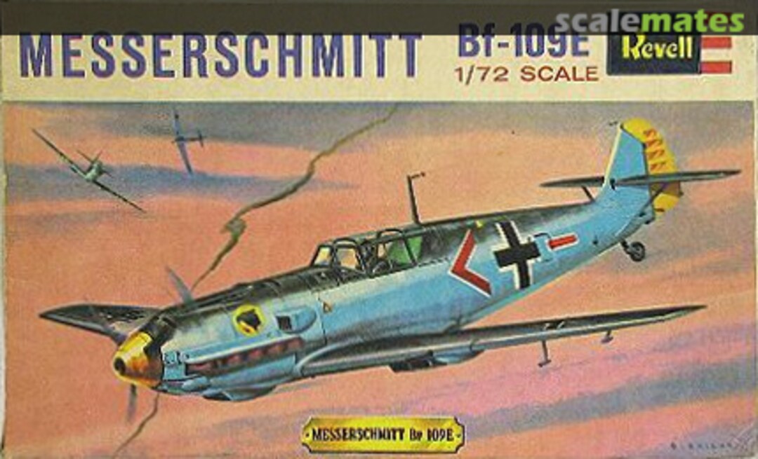 Boxart Messerschmitt Bf-109E H-612 Revell Boxart Messerschmitt Bf-109E H-612 Revell