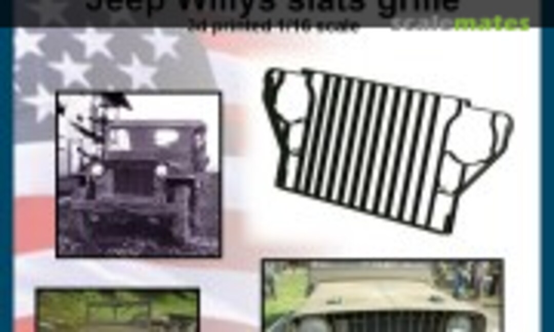 1:16 Jeep early slat grille (FC Model Trend 16506) 16506