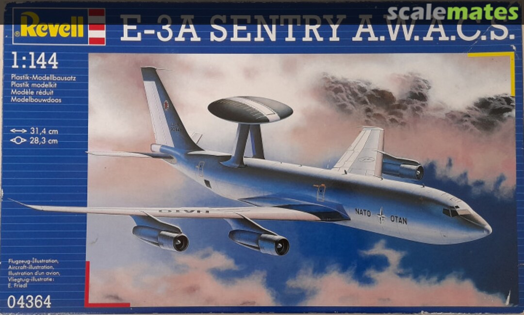 Boxart E-3A Sentry A.W.A.C.S. 04364 Revell Boxart E-3A Sentry A.W.A.C.S. 04364 Revell