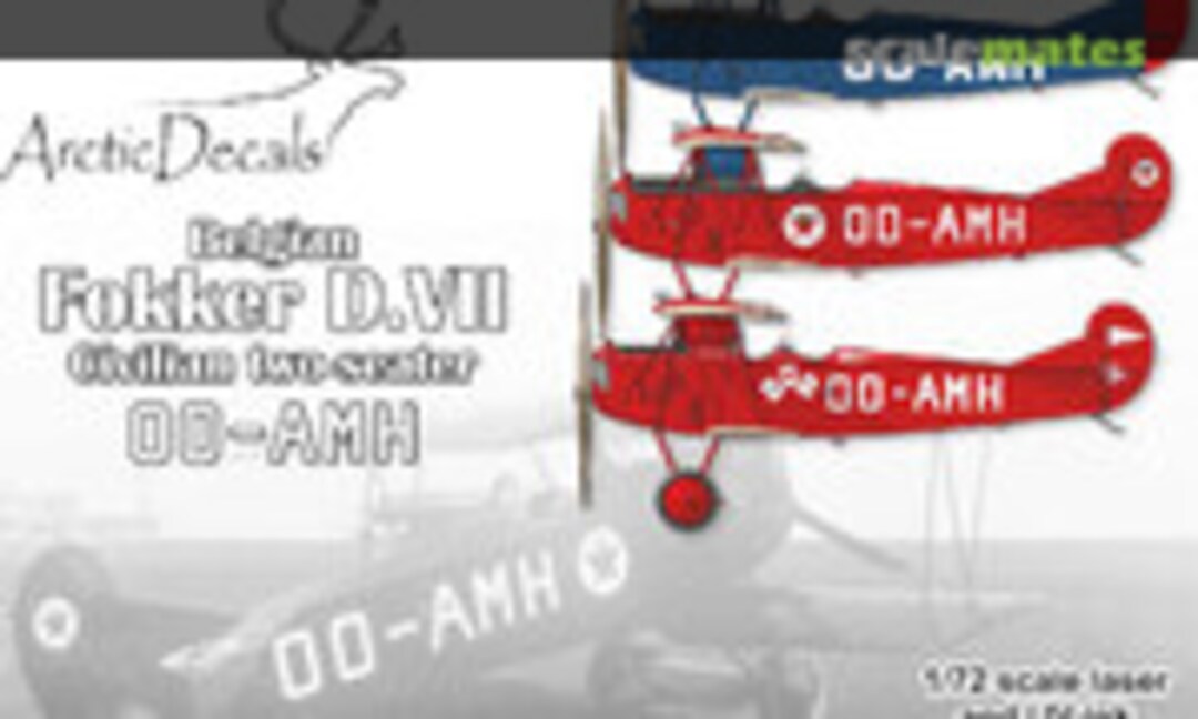1:72 Fokker D.VII civilian two-seater OO-AMH (Arctic Decals ARC72-069A) ARC72-069A