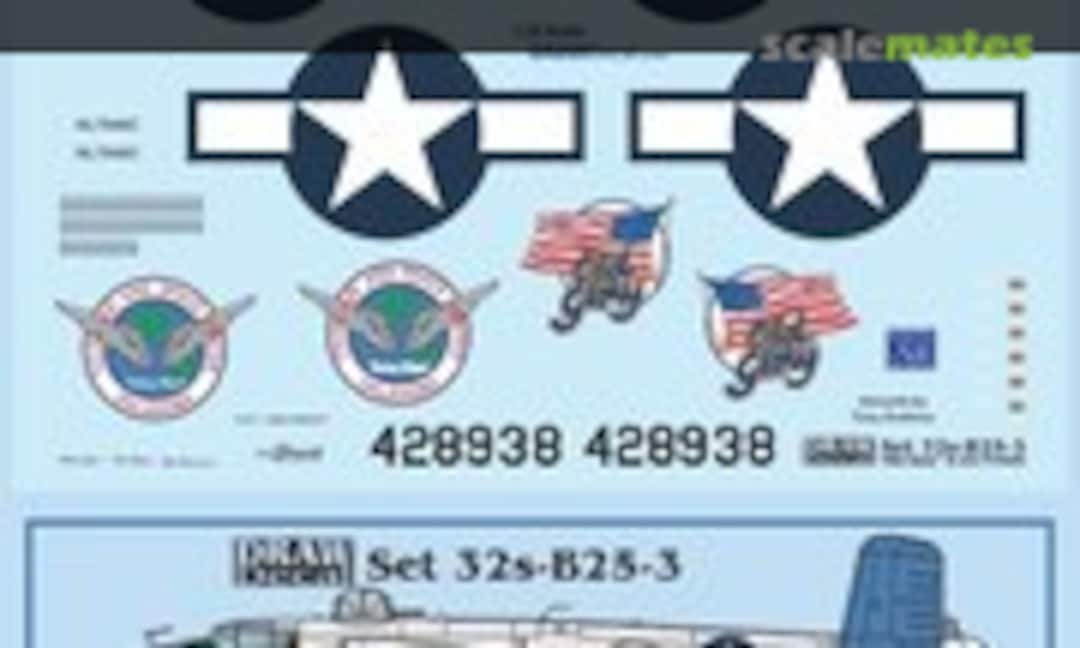 1:32 “Old Glory” B-25J (Draw Decal 32-B25-3) 32-B25-3