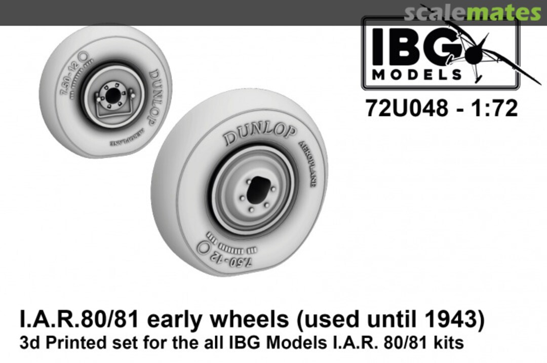 Boxart I.A.R.80/81 early wheels 72U048 IBG Models