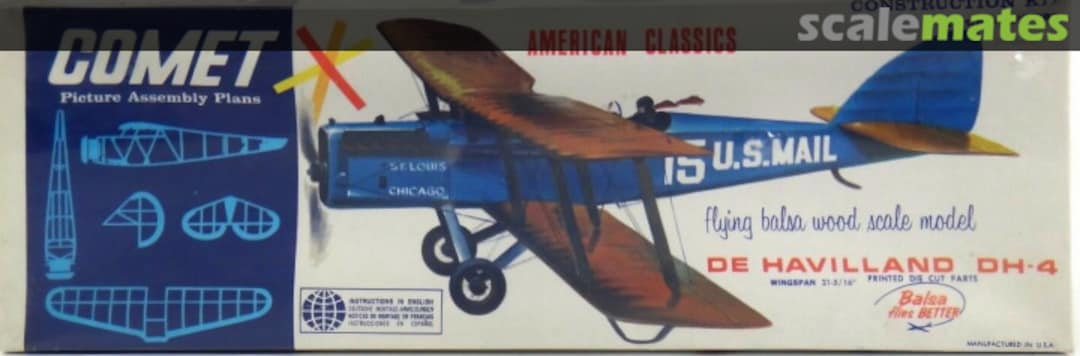 Boxart De Havilland DH-4 3305 Comet Boxart De Havilland DH-4 3305 Comet