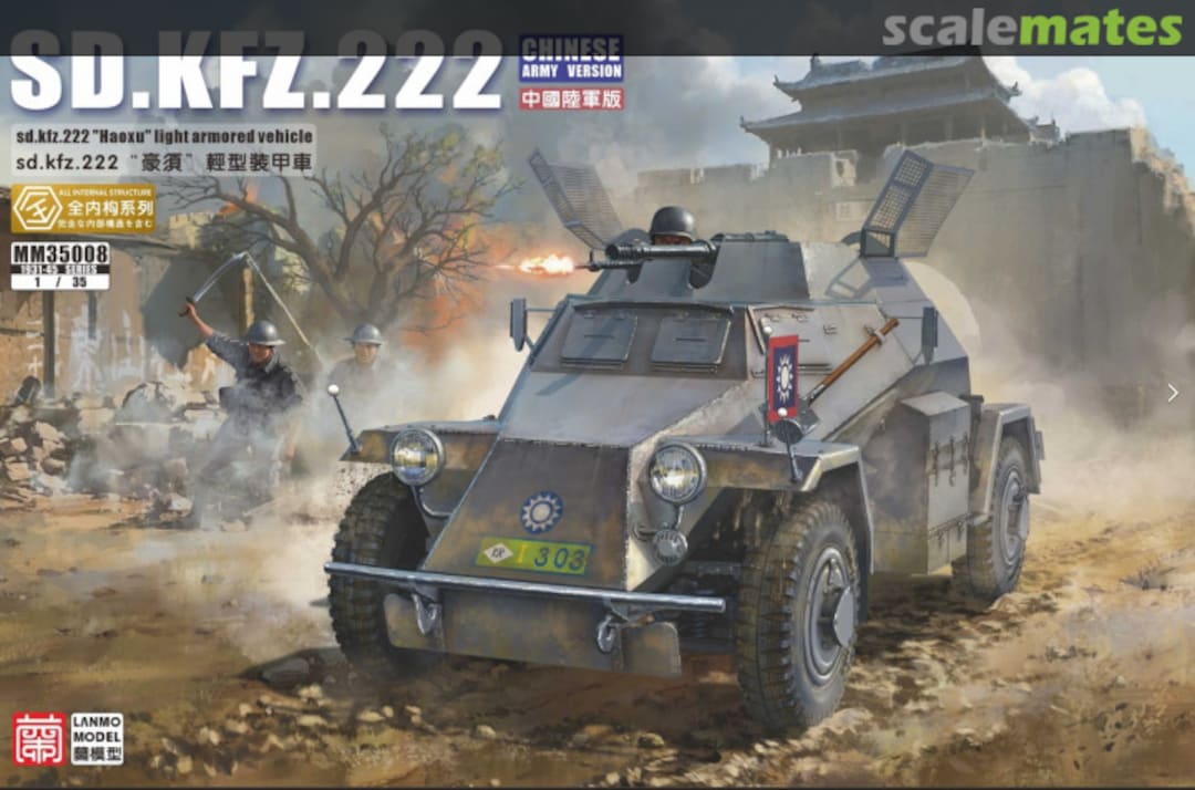 Boxart SD.KFZ 222 MM35008 LANMO Model
