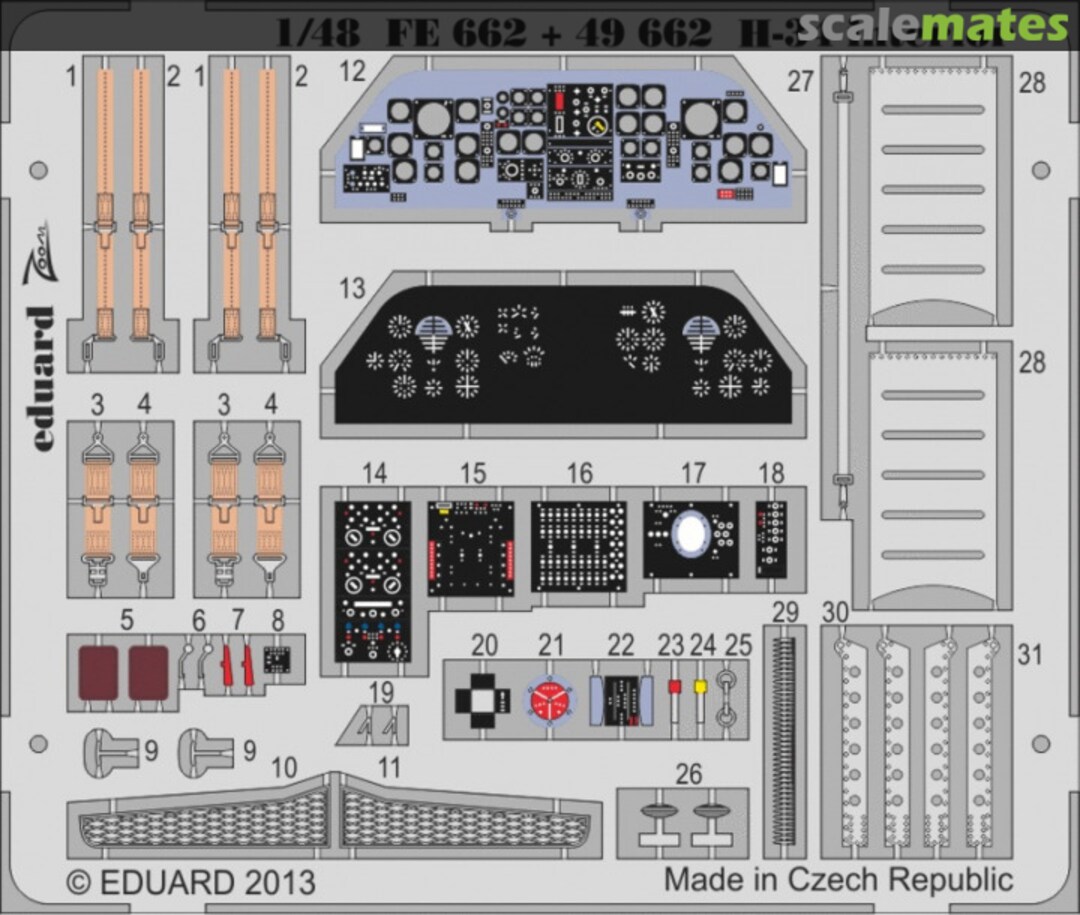 Boxart H-34 interior S. A. - Gallery Models / Trumpeter - FE662 Eduard Boxart H-34 interior S. A. - Gallery Models / Trumpeter - FE662 Eduard