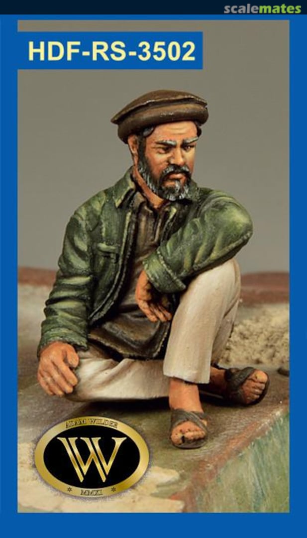 Boxart Resting Afghan Man HDF-RS-3502 Wilder Products