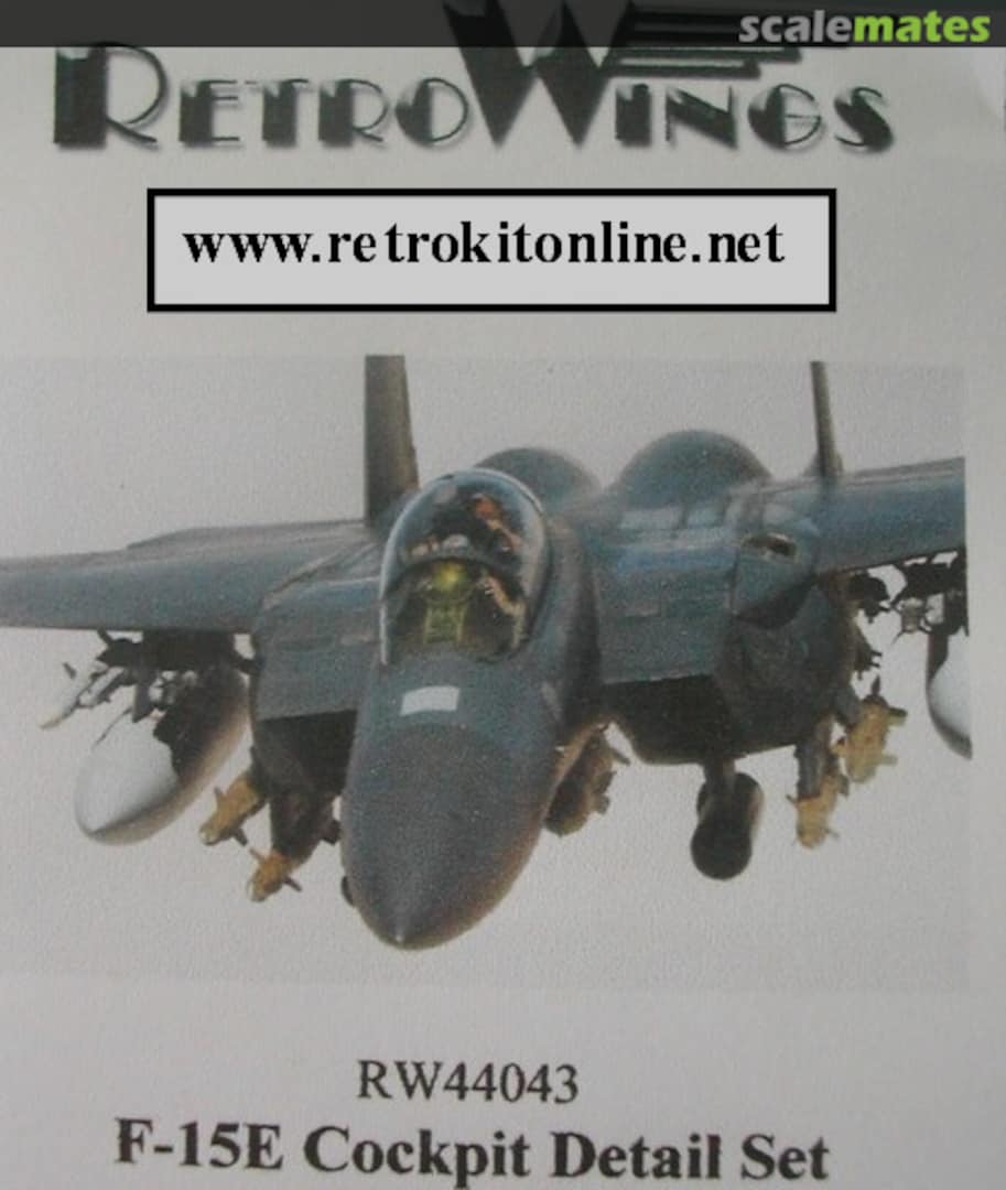 Boxart F-15E Cockpit RW44043 RetroWings Boxart F-15E Cockpit RW44043 RetroWings
