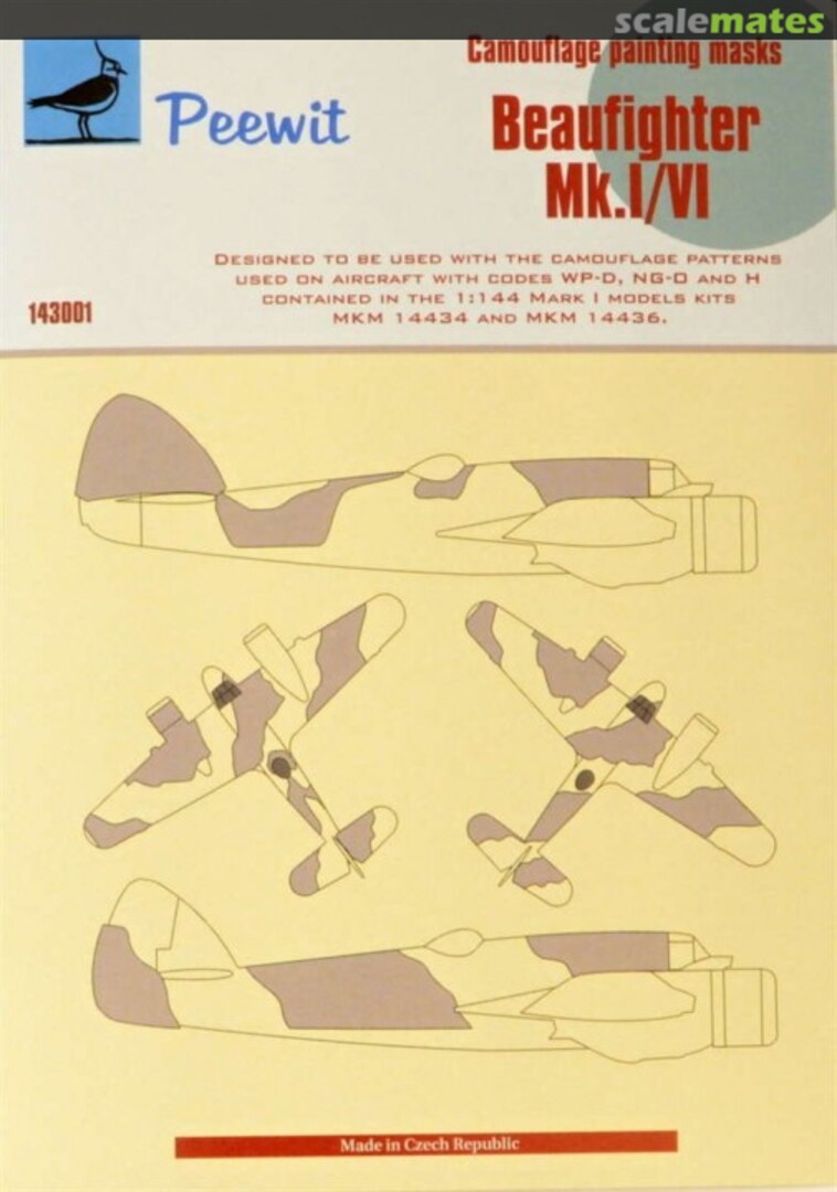 Boxart Beaufighter Mk.I/VI M143001 Peewit Boxart Beaufighter Mk.I/VI M143001 Peewit