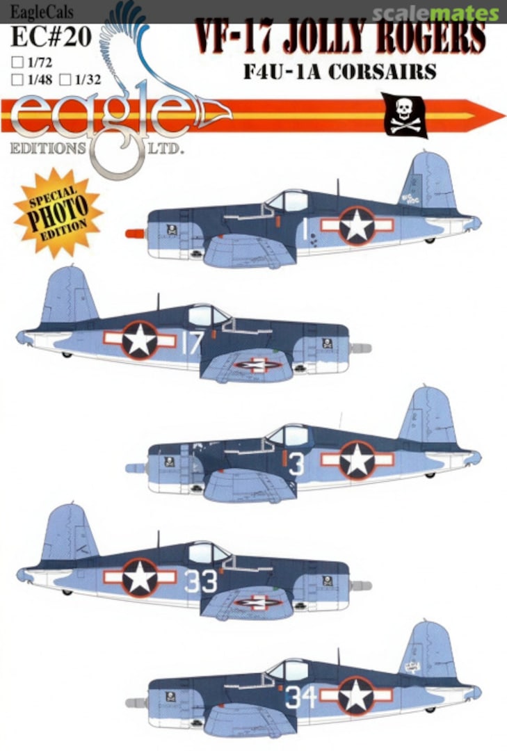 Boxart VF-17 Jolly Rogers EagleCals EC32-20 Eagle Editions Boxart VF-17 Jolly Rogers EagleCals EC32-20 Eagle Editions