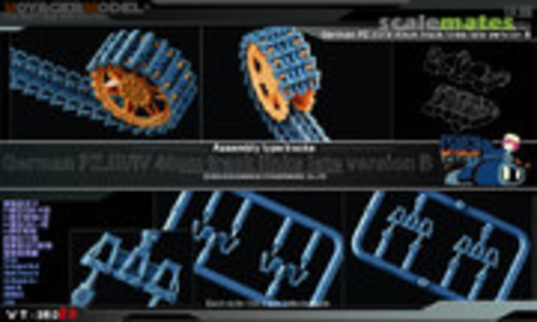 1:35 German PZ. III/IV 40cm track links late version B (Voyager Model VT35023) VT35023