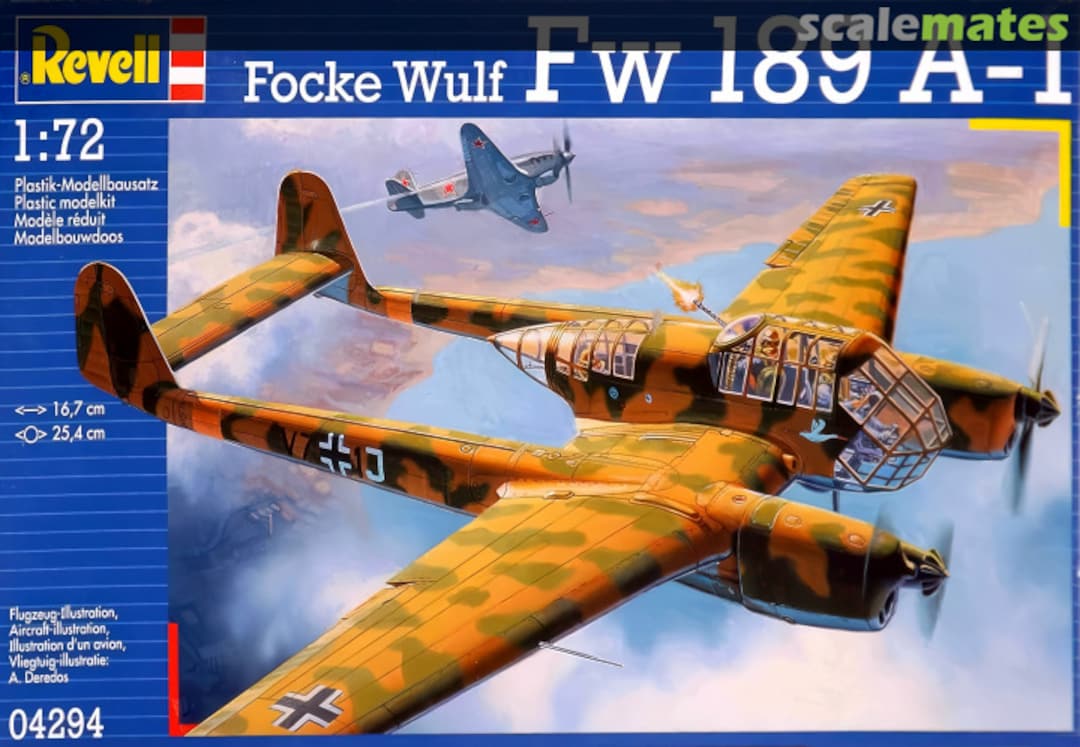 Boxart Focke Wulf Fw 189 A-1 04294 Revell