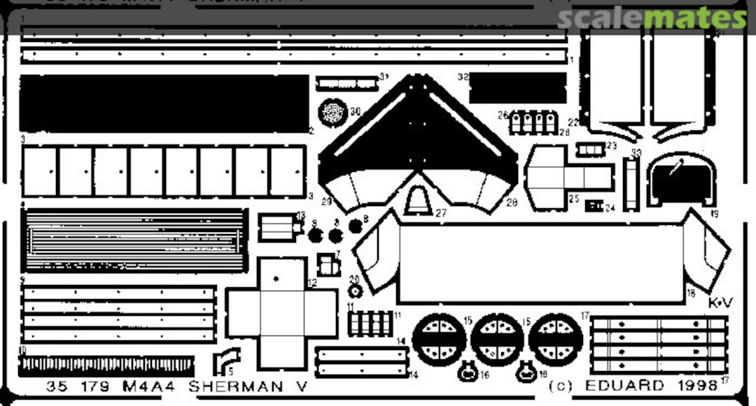 Boxart M4A4 Sherman V with rockets 35179 Eduard Boxart M4A4 Sherman V with rockets 35179 Eduard