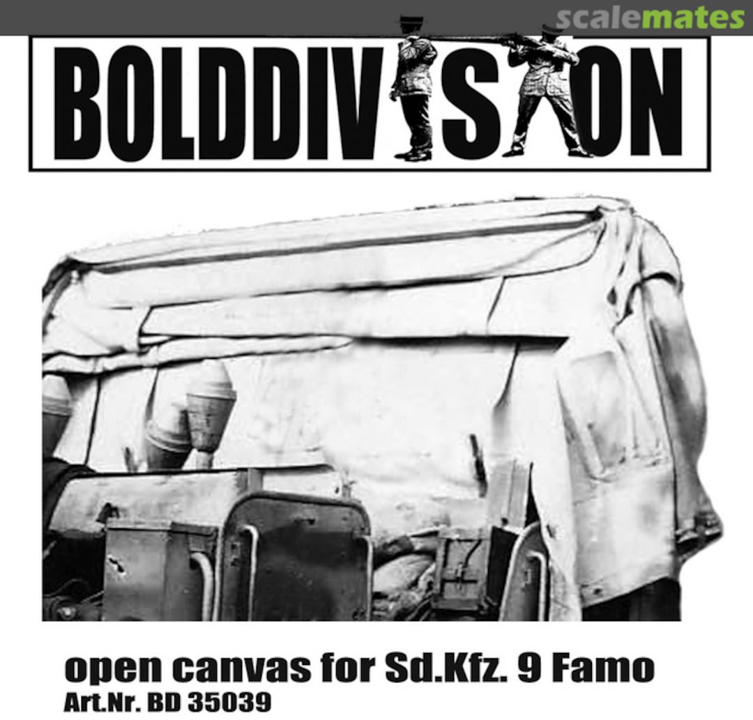Boxart open canvas for Sd.Kfz. 9 Famo 35039 Bolddivision Boxart open canvas for Sd.Kfz. 9 Famo 35039 Bolddivision