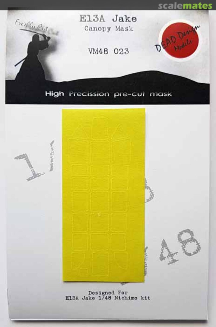 Boxart E13A Jake - Canopy Mask VM48023 DEAD Design Models