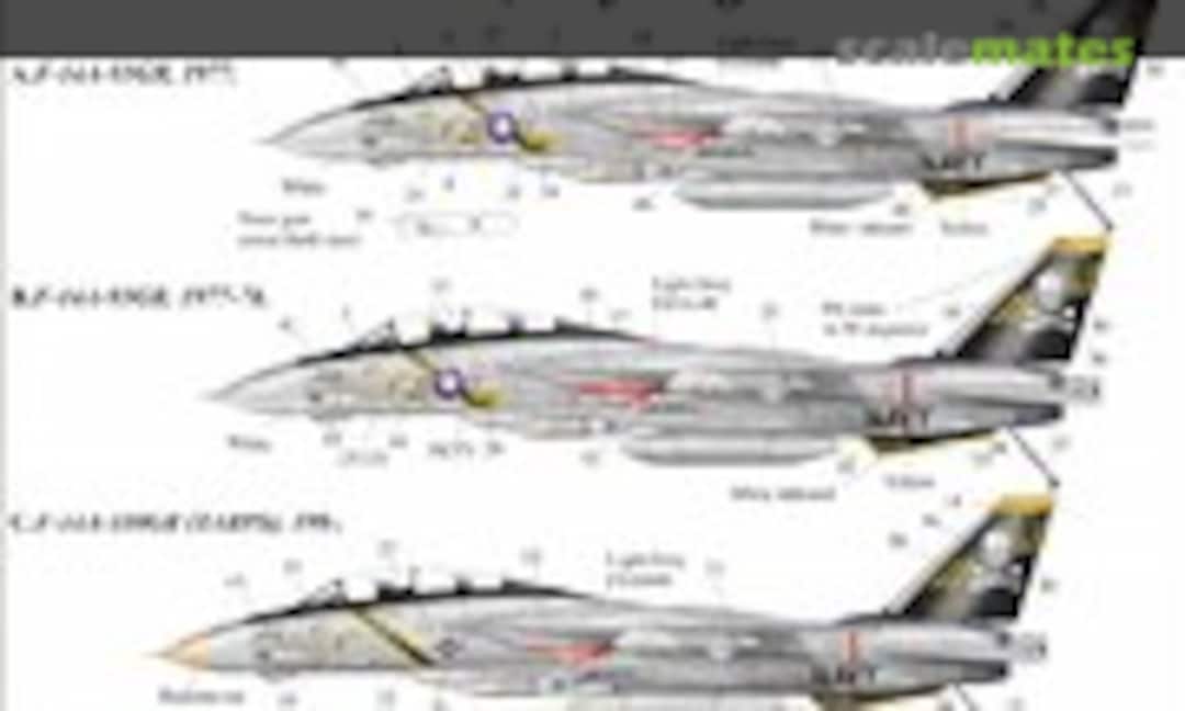 1:72 F-14A Tomcat VF-84 Jolly Rogers Hi-Viz (UpRise Decal URS722) URS722